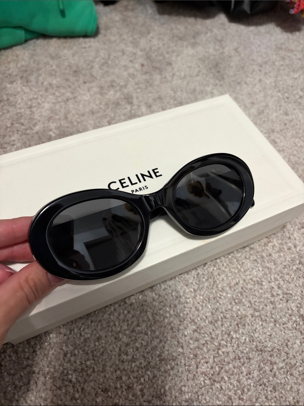 Celine Triomphe Oval Sunglasses - Picture 3 of 10